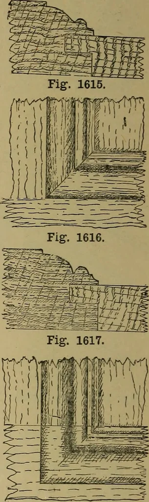 An illustration from Cassells' carpentry and joinery, 1907, leaf 525