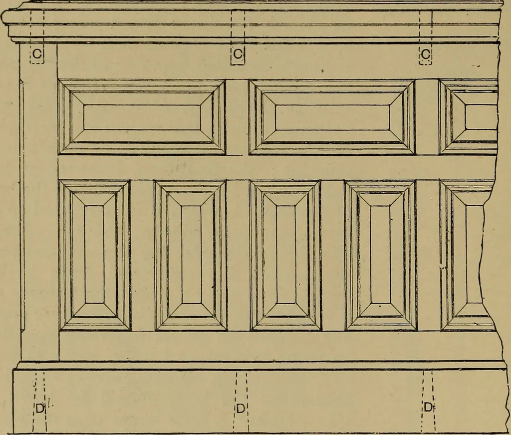 An illustration from Cassells' carpentry and joinery, 1907, leaf 527