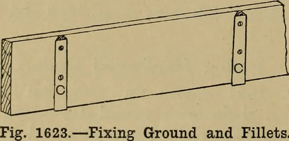 An illustration from Cassells' carpentry and joinery, 1907, leaf 527