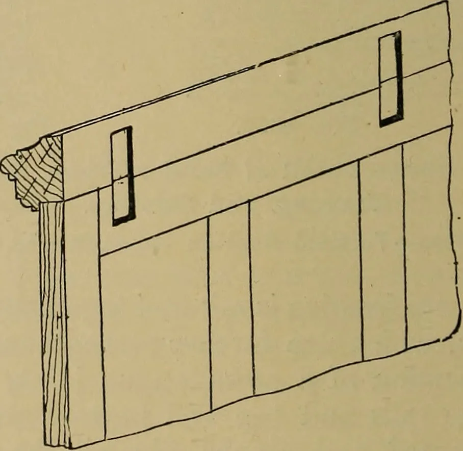 An illustration from Cassells' carpentry and joinery, 1907, leaf 527