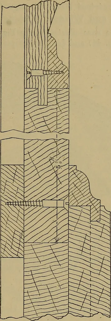 An illustration from Cassells' carpentry and joinery, 1907, leaf 528