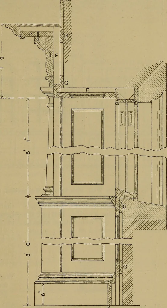 An illustration from Cassells' carpentry and joinery, 1907, leaf 542