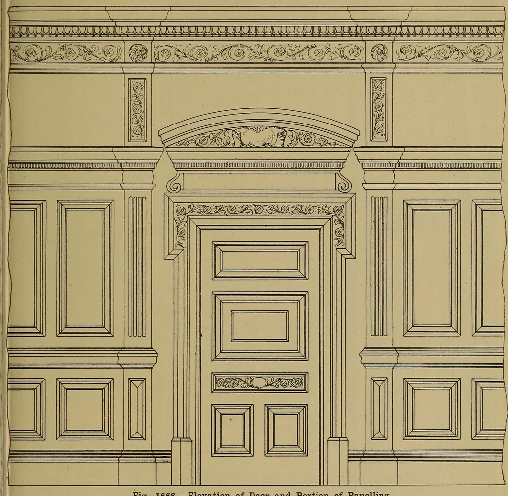An illustration from Cassells' carpentry and joinery, 1907, leaf 544