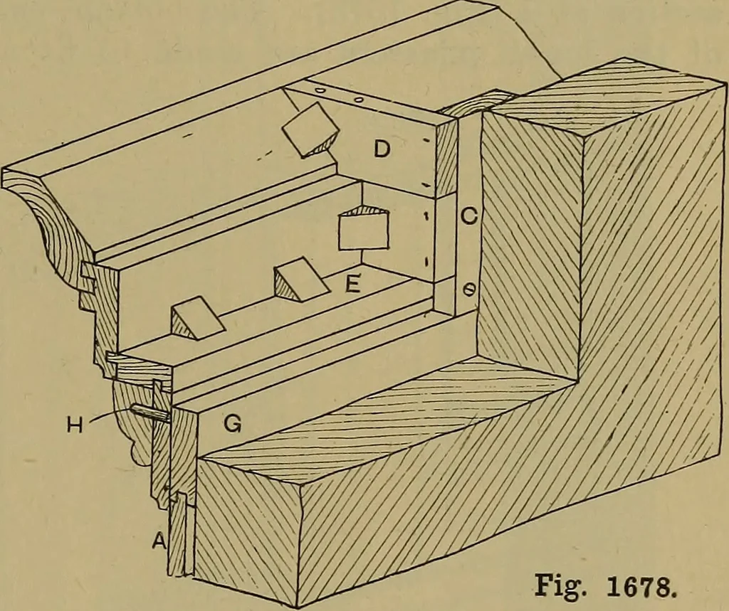 An illustration from Cassells' carpentry and joinery, 1907, leaf 550
