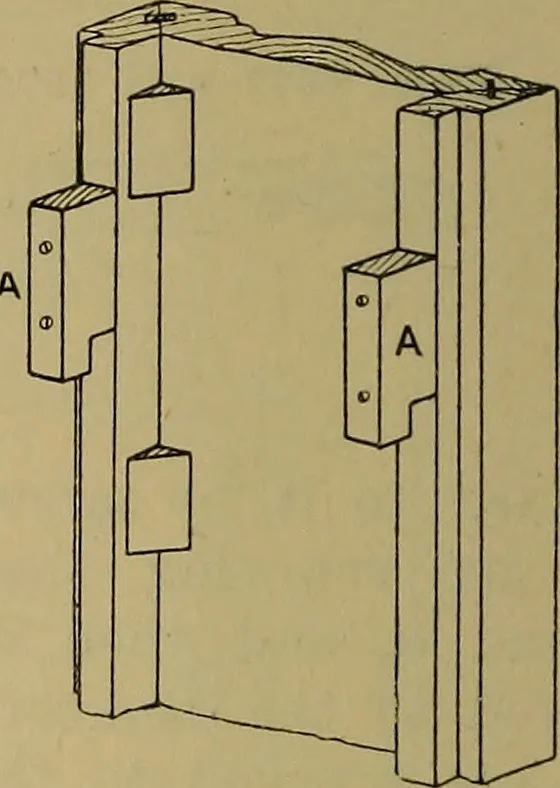 An illustration from Cassells' carpentry and joinery, 1907, leaf 551