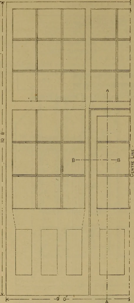 An illustration from Cassells' carpentry and joinery, 1907, leaf 557
