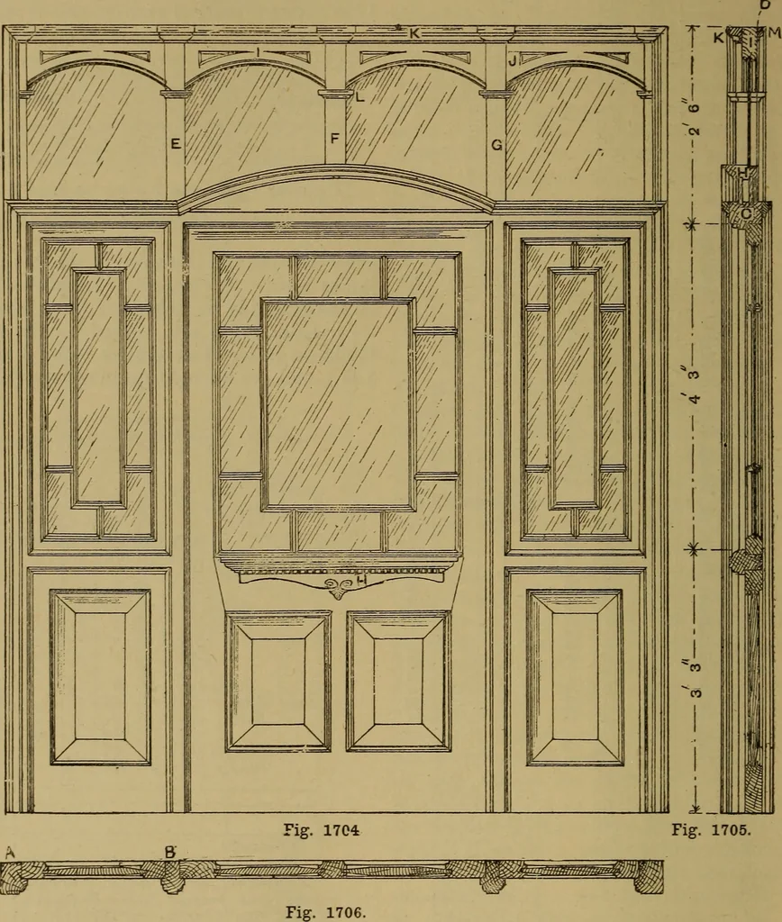 An illustration from Cassells' carpentry and joinery, 1907, leaf 559
