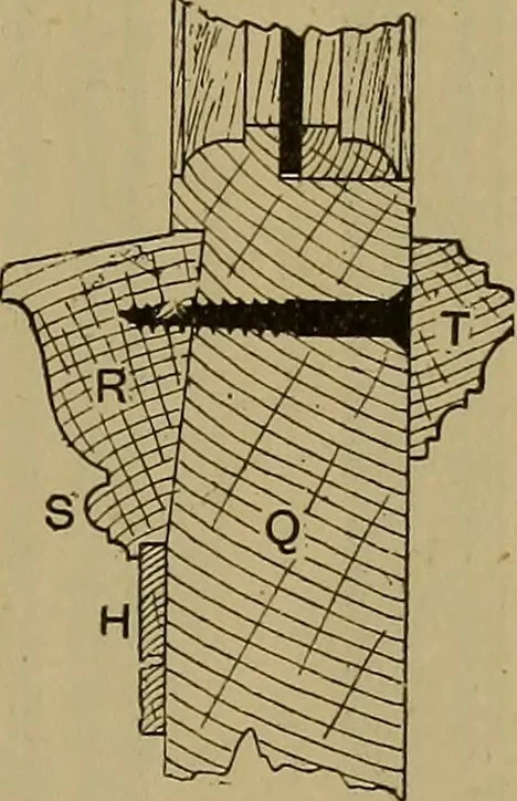 An illustration from Cassells' carpentry and joinery, 1907, leaf 560