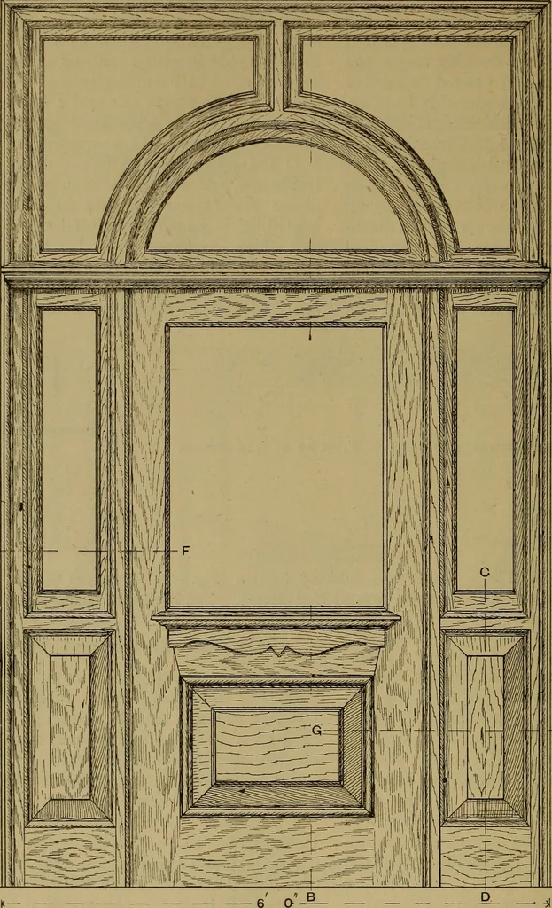 An illustration from Cassells' carpentry and joinery, 1907, leaf 561