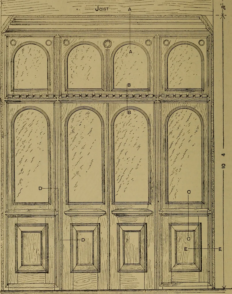An illustration from Cassells' carpentry and joinery, 1907, leaf 567