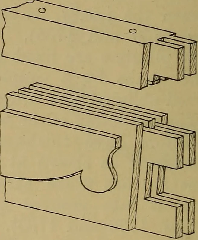 An illustration from Cassells' carpentry and joinery, 1907, leaf 575
