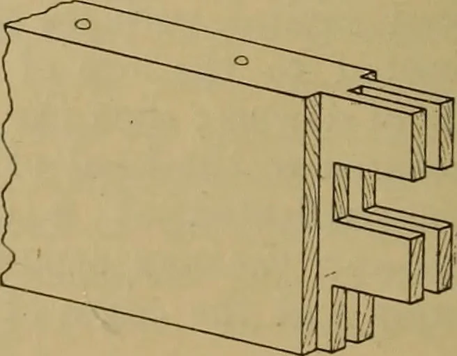 An illustration from Cassells' carpentry and joinery, 1907, leaf 575