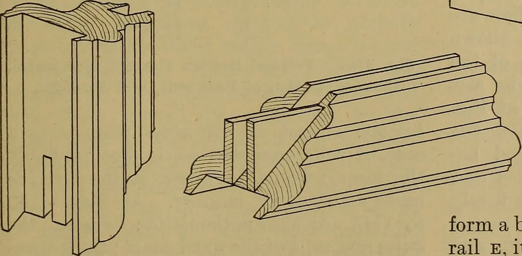 An illustration from Cassells' carpentry and joinery, 1907, leaf 576