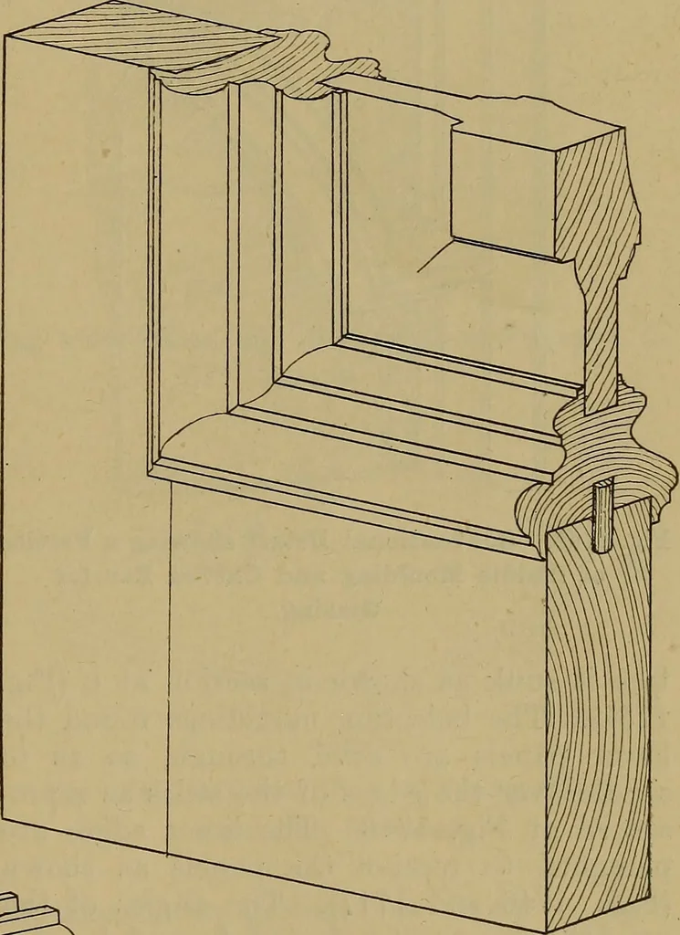 An illustration from Cassells' carpentry and joinery, 1907, leaf 576