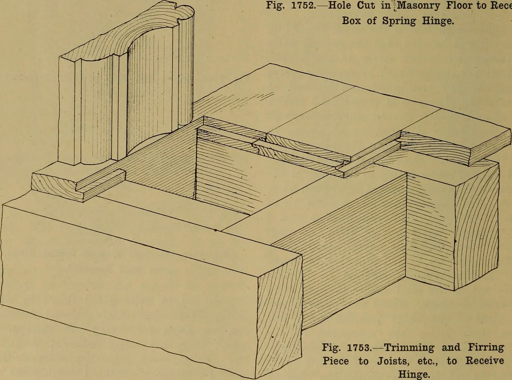 An illustration from Cassells' carpentry and joinery, 1907, leaf 579