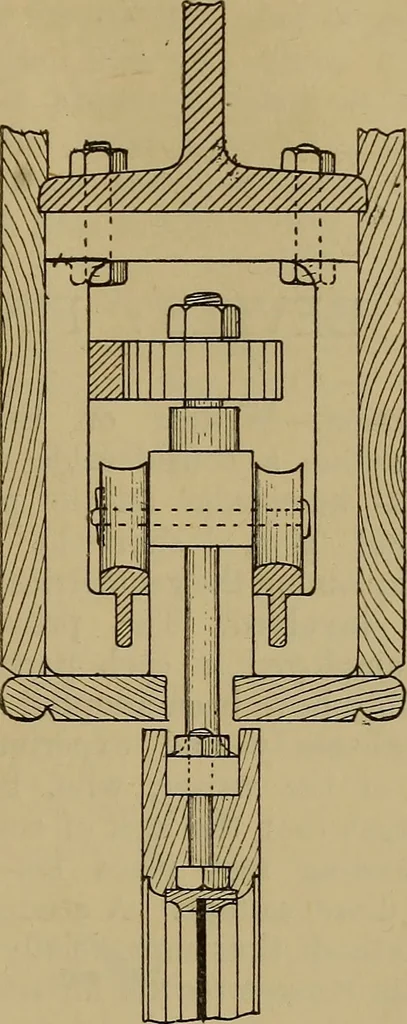 An illustration from Cassells' carpentry and joinery, 1907, leaf 586