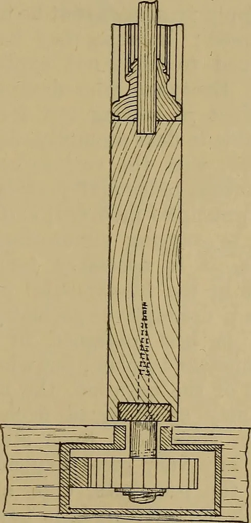 An illustration from Cassells' carpentry and joinery, 1907, leaf 586