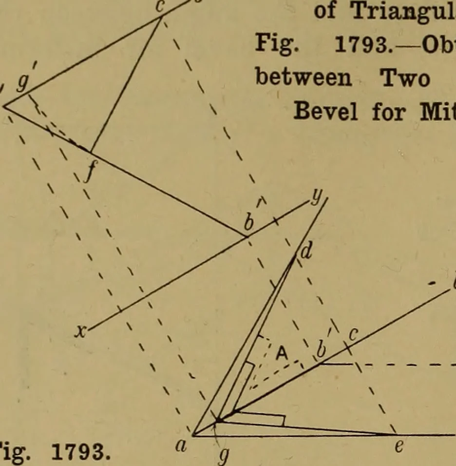 An illustration from Cassells' carpentry and joinery, 1907, leaf 591