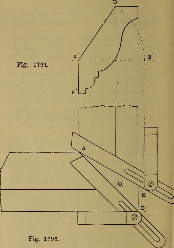 An illustration from Cassells' carpentry and joinery, 1907, leaf 591