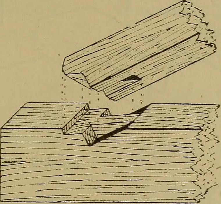 An illustration from Cassells' carpentry and joinery, 1907, leaf 72