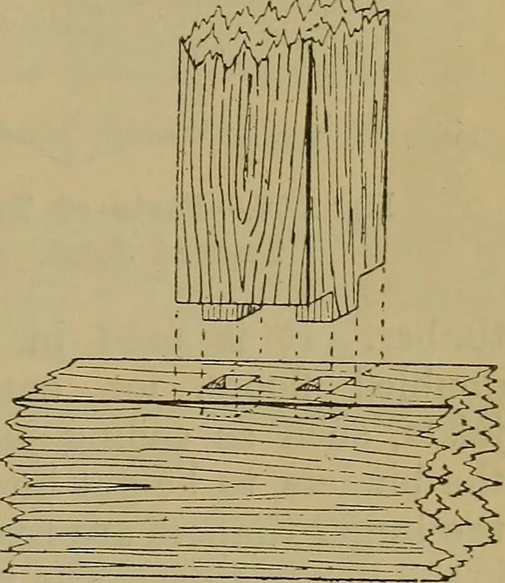 An illustration from Cassells' carpentry and joinery, 1907, leaf 72