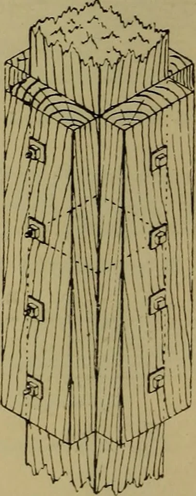 An illustration from Cassells' carpentry and joinery, 1907, leaf 75