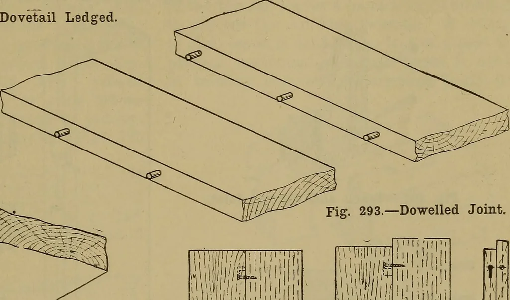 An illustration from Cassells' carpentry and joinery, 1907, leaf 82