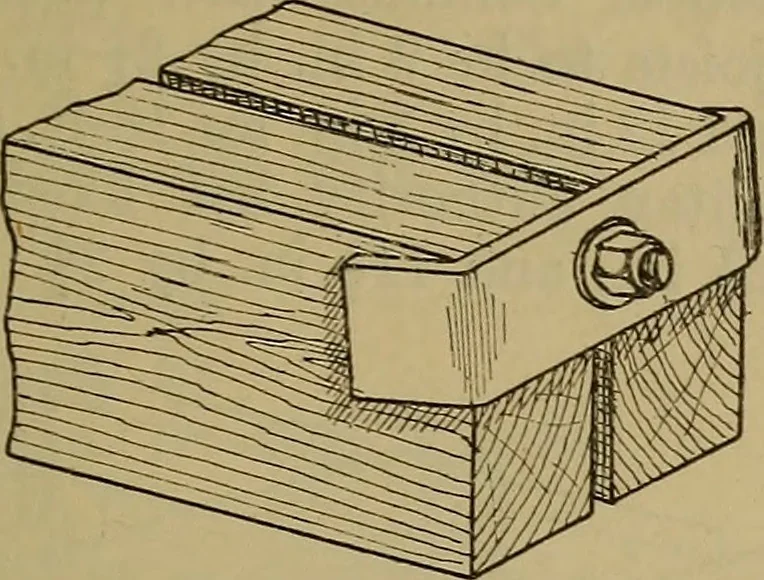 An illustration from Cassells' carpentry and joinery, 1907, leaf 98