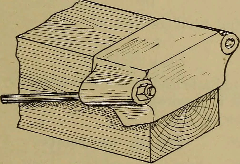 An illustration from Cassells' carpentry and joinery, 1907, leaf 98