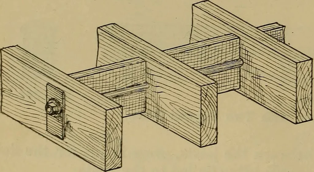 An illustration from Cassells' carpentry and joinery, 1907, leaf 99