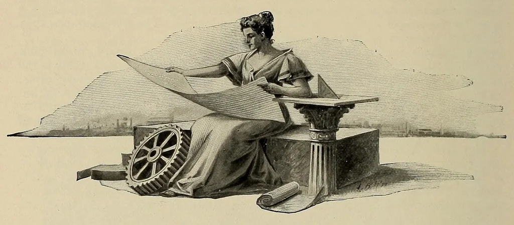 An illustration from Cassier's magazine, 1891, leaf 100