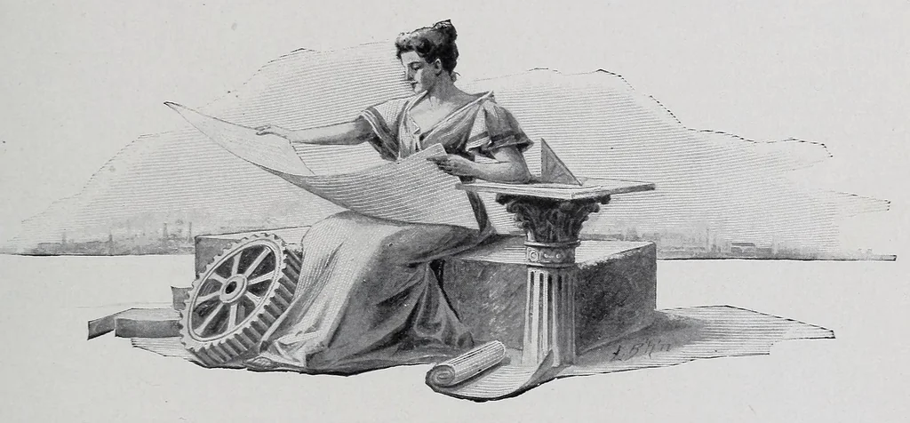 An illustration from Cassier's magazine, 1891, leaf 437