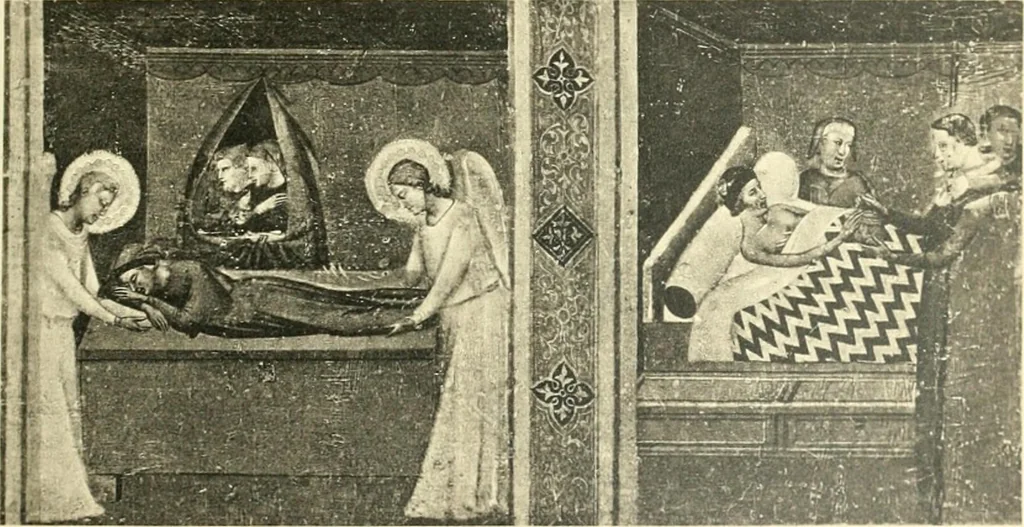 An illustration from Cassoni: Truhen und Truhenbilder der italienischen Früh-Renaissance. Ein Beitrag zur profanmalerei im Quattrocento, 1915, leaf 498