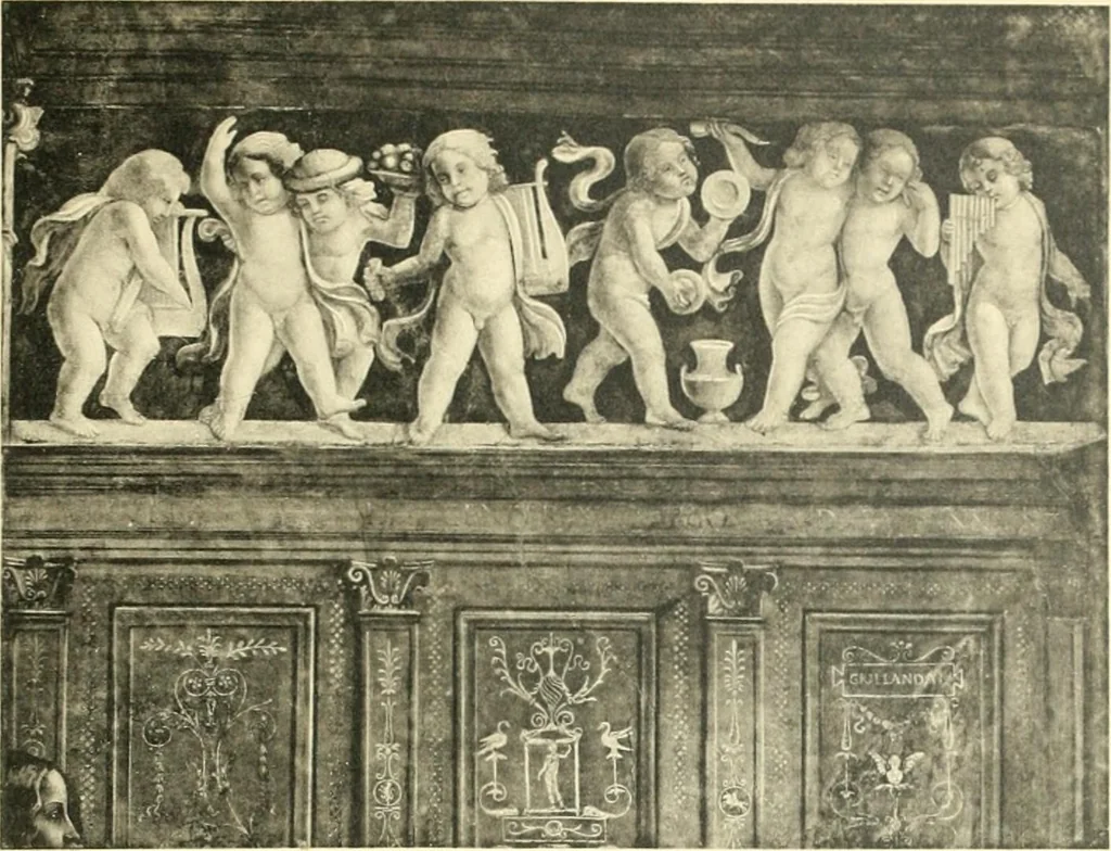 An illustration from Cassoni: Truhen und Truhenbilder der italienischen Früh-Renaissance. Ein Beitrag zur profanmalerei im Quattrocento, 1915, leaf 508