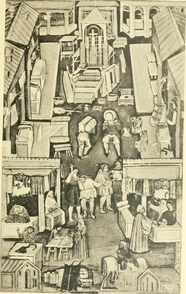 An illustration from Cassoni: Truhen und Truhenbilder der italienischen Früh-Renaissance. Ein Beitrag zur profanmalerei im Quattrocento, 1915, leaf 516