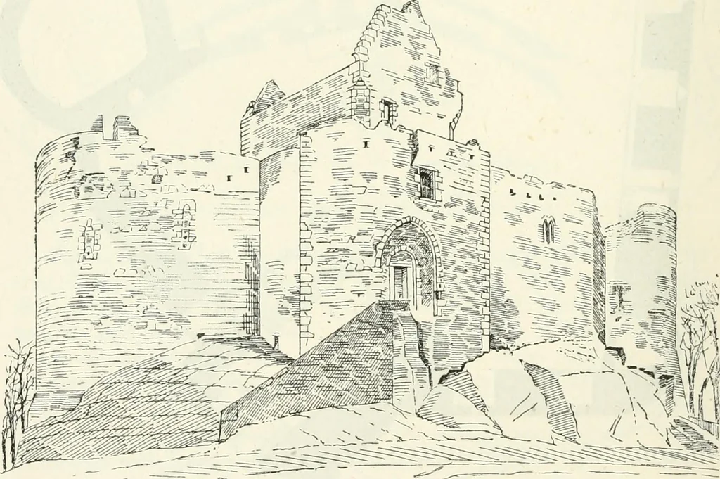 An illustration from The castellated and domestic architecture of Scotland, from the twelfth to the eighteenth century, 1887, leaf 105