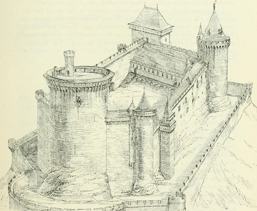 An illustration from The castellated and domestic architecture of Scotland, from the twelfth to the eighteenth century, 1887, leaf 126