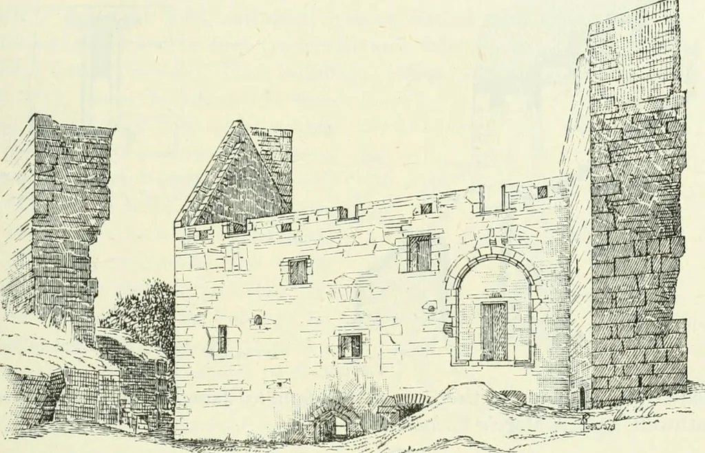 An illustration from The castellated and domestic architecture of Scotland, from the twelfth to the eighteenth century, 1887, leaf 144