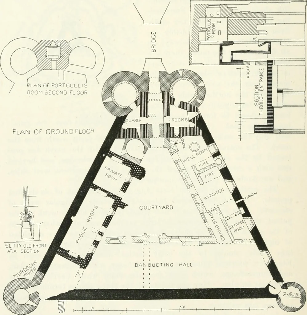 An illustration from The castellated and domestic architecture of Scotland, from the twelfth to the eighteenth century, 1887, leaf 147
