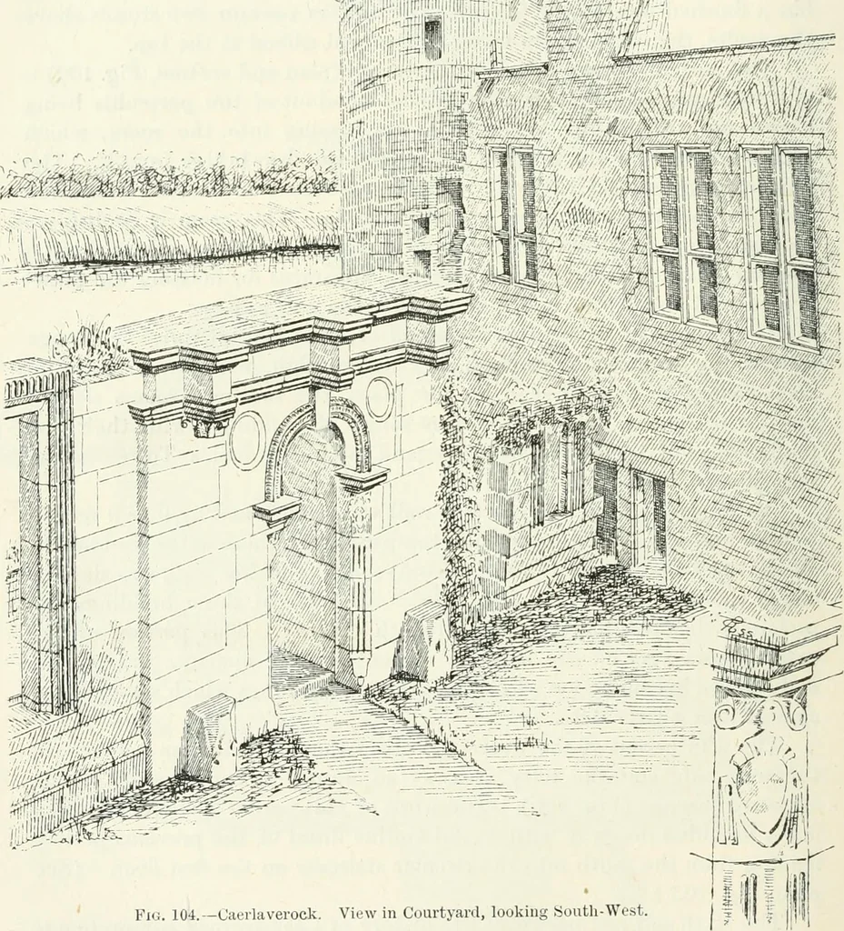 An illustration from The castellated and domestic architecture of Scotland, from the twelfth to the eighteenth century, 1887, leaf 151