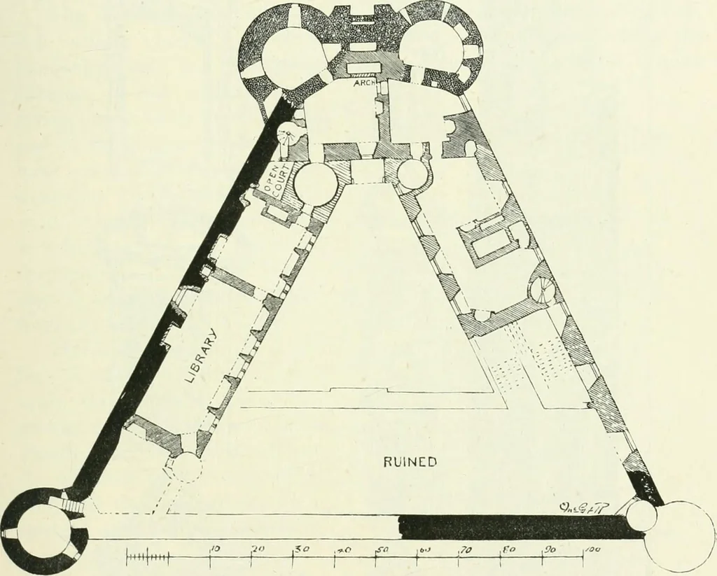 An illustration from The castellated and domestic architecture of Scotland, from the twelfth to the eighteenth century, 1887, leaf 152