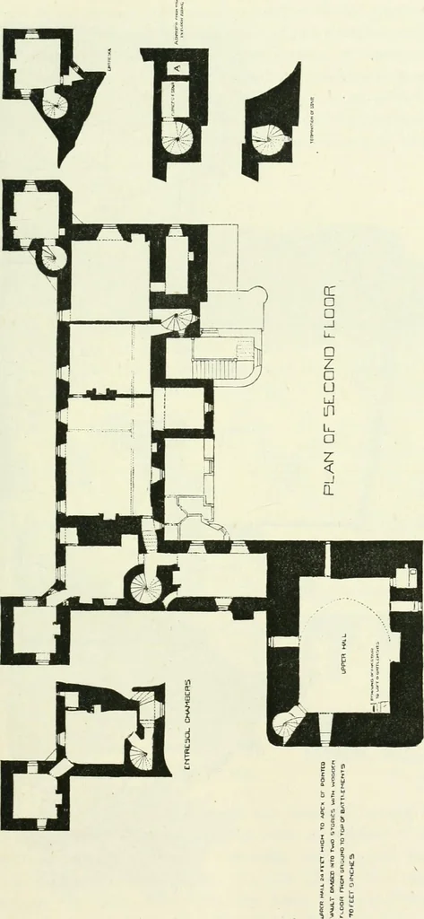 An illustration from The castellated and domestic architecture of Scotland, from the twelfth to the eighteenth century, 1887, leaf 172
