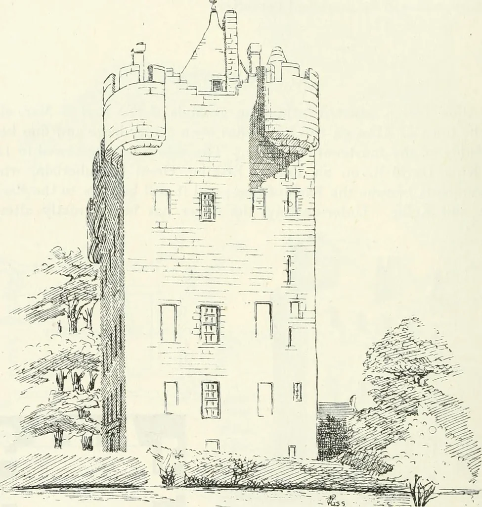 An illustration from The castellated and domestic architecture of Scotland, from the twelfth to the eighteenth century, 1887, leaf 175