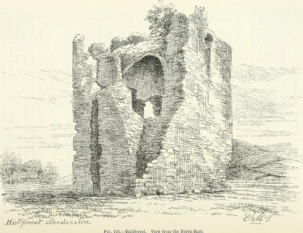 An illustration from The castellated and domestic architecture of Scotland, from the twelfth to the eighteenth century, 1887, leaf 177