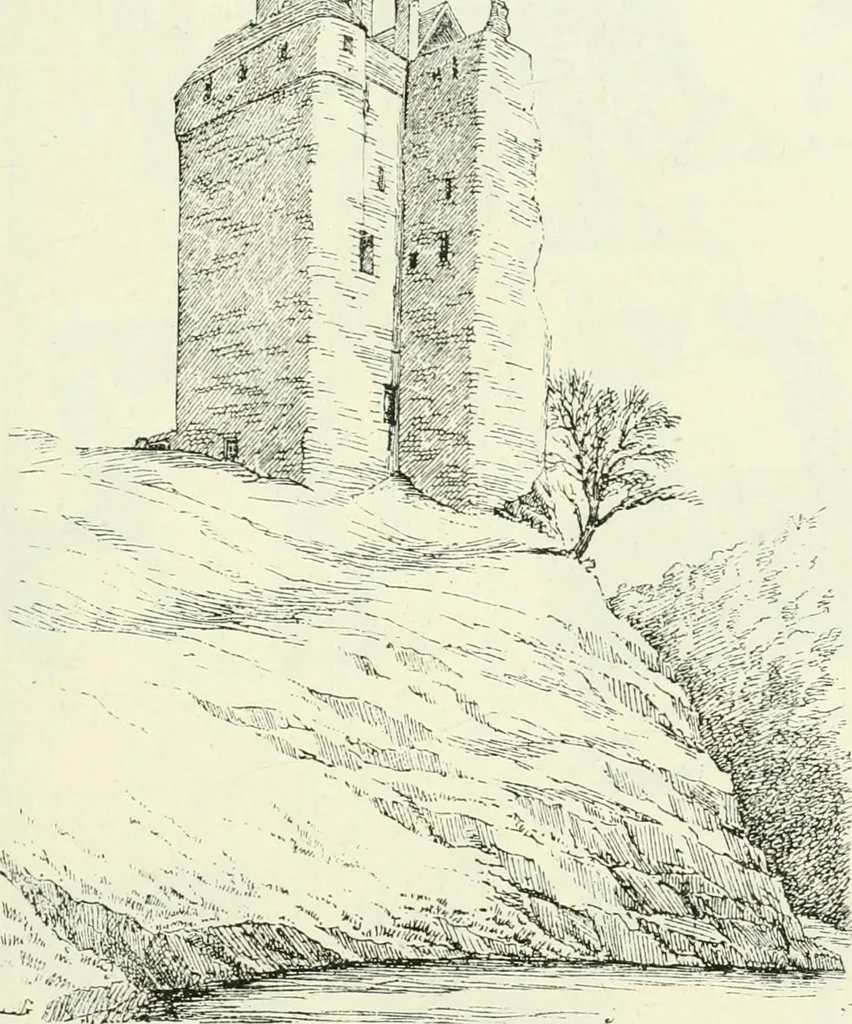 An illustration from The castellated and domestic architecture of Scotland, from the twelfth to the eighteenth century, 1887, leaf 202