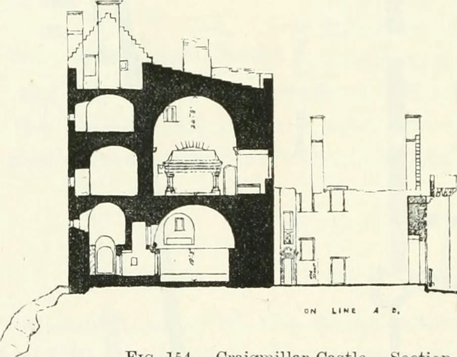 An illustration from The castellated and domestic architecture of Scotland, from the twelfth to the eighteenth century, 1887, leaf 209