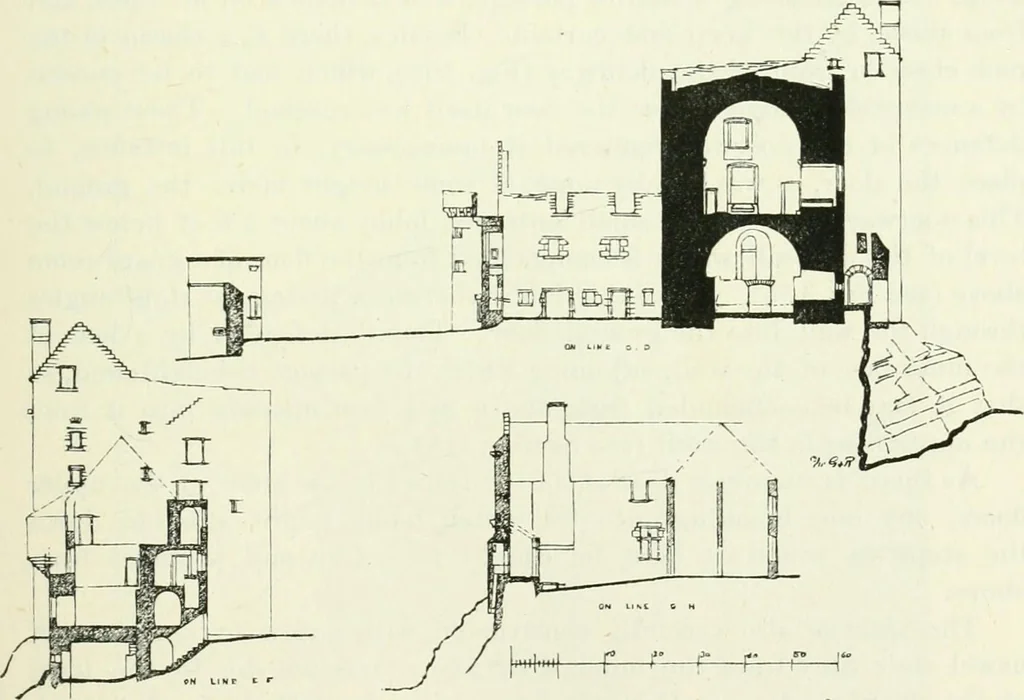 An illustration from The castellated and domestic architecture of Scotland, from the twelfth to the eighteenth century, 1887, leaf 210