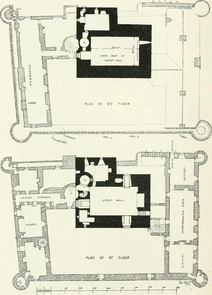An illustration from The castellated and domestic architecture of Scotland, from the twelfth to the eighteenth century, 1887, leaf 213
