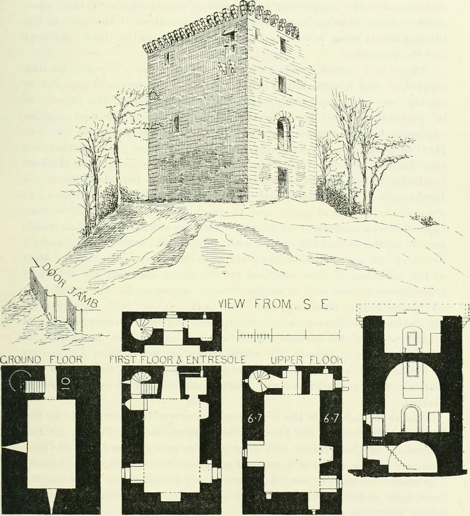An illustration from The castellated and domestic architecture of Scotland, from the twelfth to the eighteenth century, 1887, leaf 250