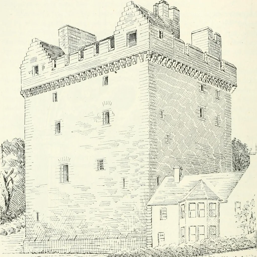 An illustration from The castellated and domestic architecture of Scotland, from the twelfth to the eighteenth century, 1887, leaf 261